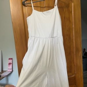 White jumpsuit - perfect for brides